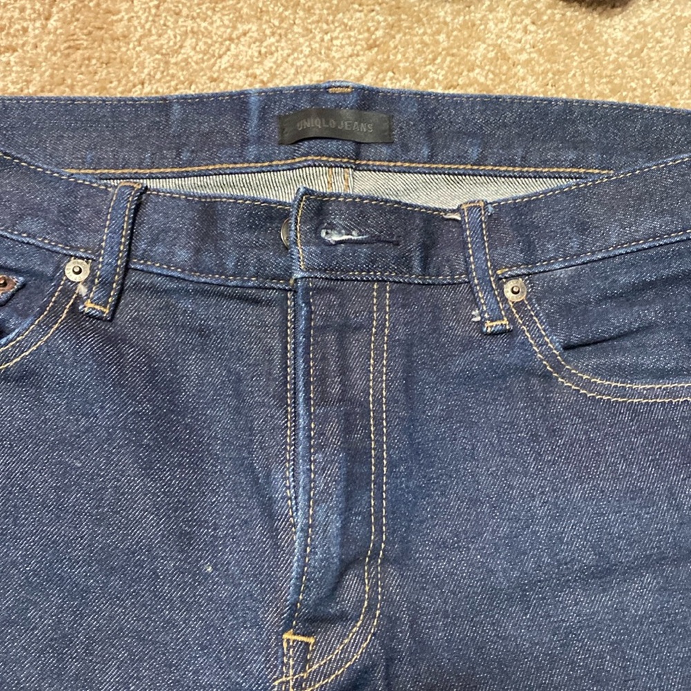 Uniqlo Blue jeans slim straight